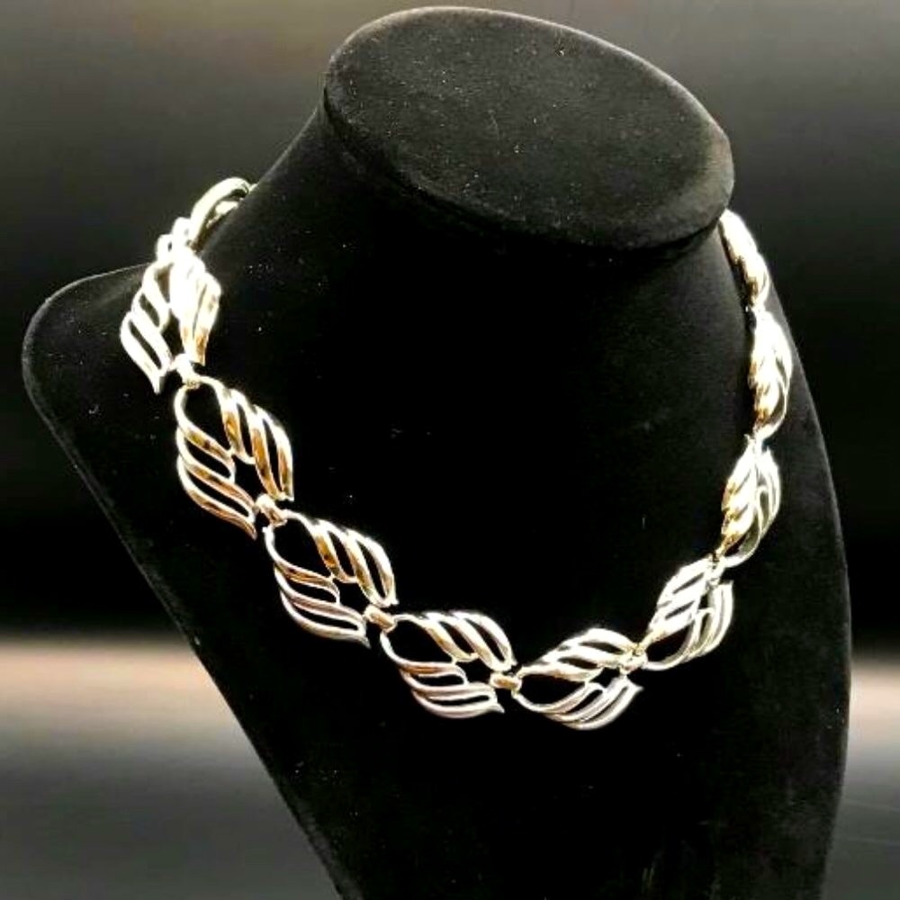 Vintage Coro Silver-Tone Choker Necklace